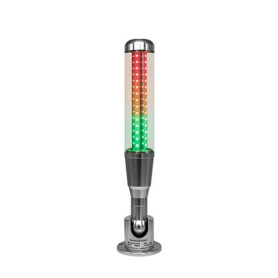 OMC1-301 Preço mais barato DC24v alumínio tricolor cnc Luz de torre de sinalização LED com campainha