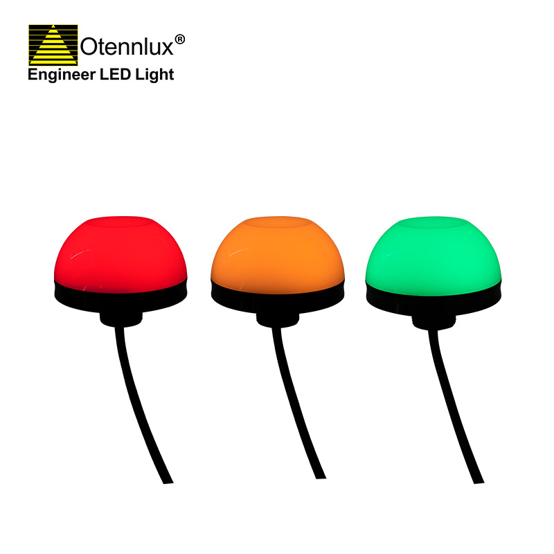LUZ DE AQUECIMENTO DE SINAL LED Otennlux O90 PARA MÁQUINA. 90mm de diâmetro, 24v, 3 cores